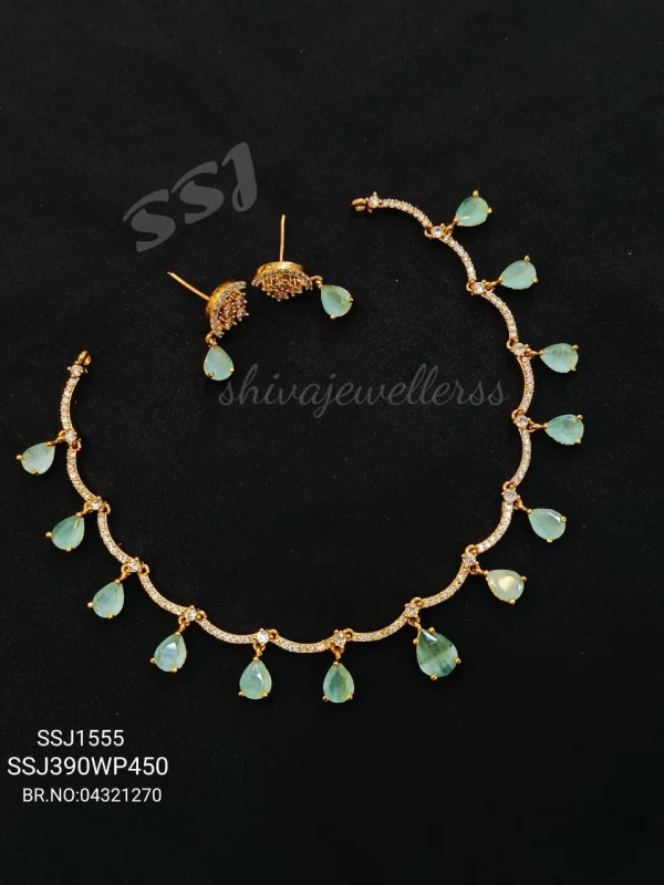 CZ Necklace 1555
