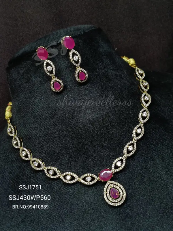 CZ Necklace 1751